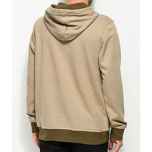 Sudadera con Capucha Oversize de Algodón y Forro Polar para Hombre, con Bolsillo Canguro y Bloques de Color Bordados, Ideal para Invierno - Product Image 2