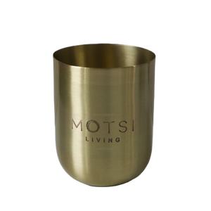 2021 nuevos diseños, contenedor de vela de latón personalizado, tarros de vela vacíos de Metal de lujo hechos a mano para decoración del hogar de la India - Product Image 1