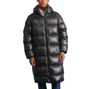 <b>Mens</b> insulated puffer <b>long</b> <b>jacket</b> providing full length warmth and durable winter ready performance - Product Image 1