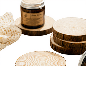 Portavelas de Madera de Pino Hecho a Mano, Soporte para Velas de Té Natural, Decoración Rústica para Mesa de Boda, Centro de Mesa, Adorno de Escritorio - Product Image 4