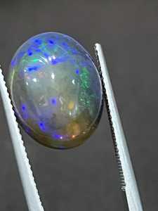 Natural Ethiopian <b>Opal</b> Cabochon Blue Green Purple Fire Loose Gemstones For Jewelry Making <b>Rings</b> Pendants High Quality - Product Image 6