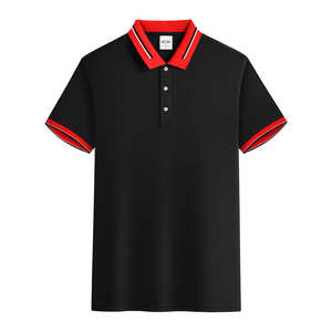 Polo pour homme à manches courtes avec revers côtelé, idéal pour le golf estival, personnalisable avec logo, anti-boulochage, col rabattu élégant - Product Image 1