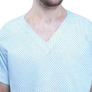 Fully Customized Cotton Made Medical Clothing Patient Gown <b>Clothes</b> <b>Scrubs</b> Uniforms Sets Short Sleeve Patient Uniform - Product Image 1