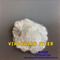 Rembourrage en PSF Vikohasan 4D HD blanc recyclé, non siliconé, à faible coût, pour jouets, oreillers, coussins et fabrication de couettes, ignifuge