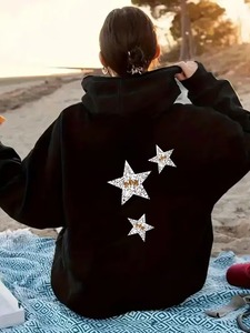 Sweat-shirts à capuche oversize vierges pour femmes, design personnalisé, style streetwear - Product Image 5