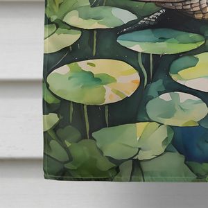 Cocodrilo decorativo patio Banner ilustraciones gran porche manga poste casa bandera Multicolor poliéster pared colgante casa tamaño - Product Image 4