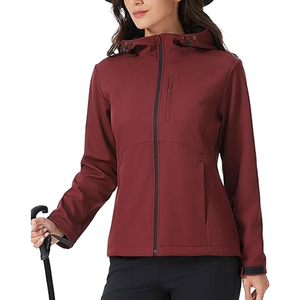 Custom Fleece Lined Softshell Jacket Supplier Women Casual Outdoor Jacket Factory Custom Thermal Softshell Jacket Manufacturer - Product Image 3