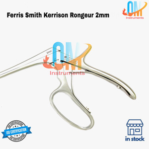 FERRIS-SMITH-KERRISON Instruments chirurgicaux orthopédiques Str Bite 8" Shaft 2mm`Perforateur osseux sphénoidien en acier inoxydable |   OldMed - Product Image 5
