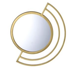 Minimalist Aluminium Gold Wall Mirror Classic Style Luxury Creative Mirror For Home Decoration Wall Mirror Frame Design - Product Image 1