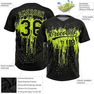 Camiseta de Béisbol y Sóftbol Personalizada para Adultos, con Nombre y Logotipo, Suave, Transpirable, que Absorbe la Humedad, Ropa Deportiva para Jugadores y Aficionados 2026 - Product Image 4