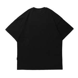 Camiseta de punto de manga corta para hombre, corte regular, color personalizado, cuello redondo, 100% algodón, transpirable, ecológica, 220g, estilo urbano - Product Image 2