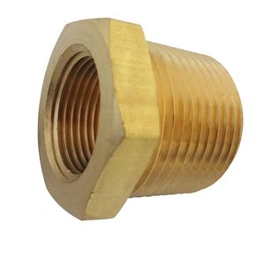 Raccord de raccordement pour réservoir d'eau en laiton, filetage mâle BSP, avec écrou de raccordement pivotant simple AOL-06 (SAE) # 130140) - Product Image 4