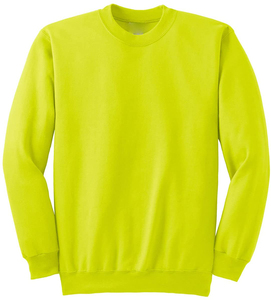 Custom Embroidery Logo Slim Fit Sweatshirt 100% Cotton Crew Neck Knitted OEM Streetwear Sweatshirt - Product Image 2