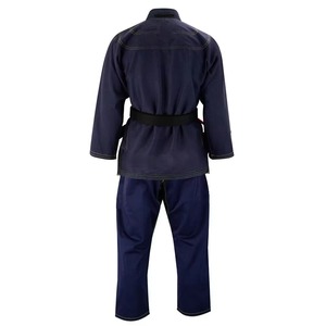 Uniforme de Karate Azul Oscuro 100% Algodón, Corte Regular, Transpirable, Cómodo y Duradero, Ropa de Artes Marciales para Adultos, Pantalones Unisex - Product Image 6