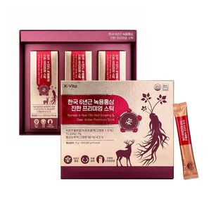 K-Vita Ginseng Rouge Coréen de 6 Ans et Bois de Cerf Premium en Gel, Emballé Sous Vide 10g, Complément Alimentaire Oral de Qualité Alimentaire - Product Image 5