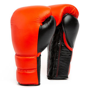 Gants de boxe professionnels de haute qualité en cuir de vache véritable, personnalisables, fabriqués au Pakistan pour l'entraînement - Product Image 1