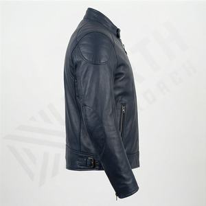 Chaqueta de Motociclista de Cuero Genuino para Hombre de la Mejor Calidad, Nueva Colección de Invierno, Chaquetas de Motocicleta con Protecciones Desmontables Personalizadas - Product Image 3