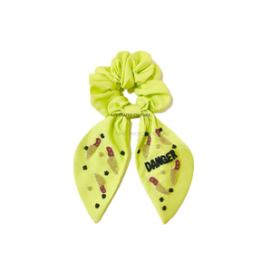 Pinces à cheveux en forme de citrouille, faites à la main, personnalisées, en perles de rocaille, motif vichy orange, pour femmes, accessoire de cheveux pour fête d'Halloween - Product Image 6