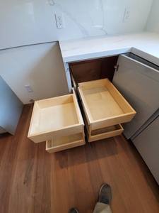 Custom Wooden Pantry Storage Drawers Pull Out Cabinet Organizer Sliding Wood Shelf For Kitchen Pantry Cabinet - Product Image 6