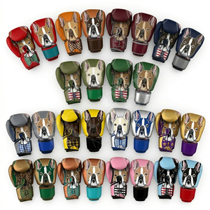 Guantes de Boxeo Personalizados en Color Negro, Diseño OEM ODM, Guantes de Entrenamiento de MMA, Sparring, Cuero PU, Soporte para Muñeca, Equipo de Lucha para Gimnasio - Product Image 1