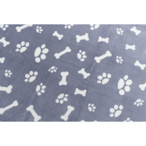 Coperta e Plaid in Peluche Kenny Blue 75 X 50 cm - Product Image 4