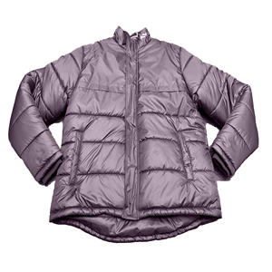 Veste matelassée pour homme, couleur unie, fermeture éclair, coupe-vent, rembourrage épais en polyester, manteau d'hiver décontracté, col montant, manches classiques - Product Image 3