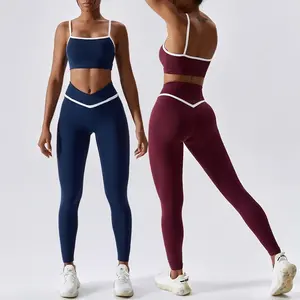 Diseña Tu Propio Estilo, Conjuntos de Yoga para Mujer en Diferentes Tallas, Diseño de Logotipo Personalizado, Conjunto de Yoga para Mujer en Venta - Product Image 1