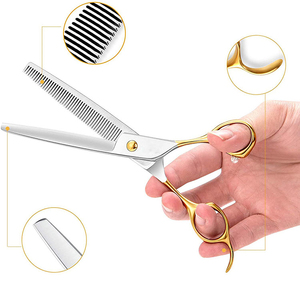 Manufacturer Thinning Scissors Ultimate Cutting Barber <b>Shears</b> Best Quality Stainless Steel Safety Beauty Thinning Scissors - Product Image 2
