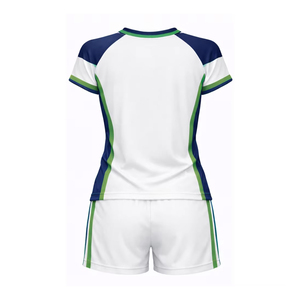 Personnalisez votre uniforme de volley-ball pour femmes, imprimé par transfert thermique, respirant, anti-humidité, grande taille, été, polyester - Product Image 2