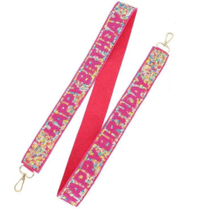 Sangle en toile rouge KC Chiefs avec étoiles dorées, accessoire de mode pour poignée d'épaule - Product Image 2