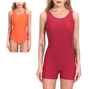 Traje de Baño Personalizado de Una Pieza para Mujer, Spandex/Poliéster, Corte Alto, Escote en V, para Playa y Deportes - Product Image 5
