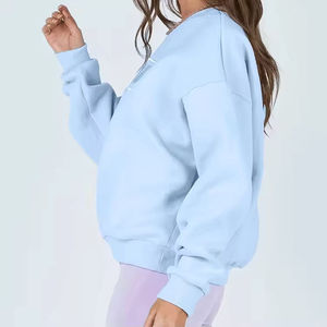 Sudadera con Capucha 100% Algodón, Cuello Redondo, Estampado Otoño-Invierno, Bordado, Se Aceptan Muestras de Producción - Product Image 3
