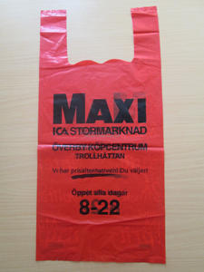 เสื้อยืดพกพาพลาสติก HDPE สำหรับช้อปปิ้งซูเปอร์มาร์เก็ตจำนวน2ตันผู้จำหน่ายจากเวียดนาม - Product Image 2