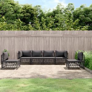 Set Lounge da Giardino Antracite - Product Image 1
