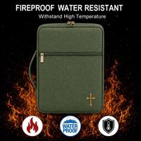 Funda Protectora para Biblia Resistente al Fuego, Recubierta de Silicona y Fibra de Vidrio, Aislante y Resistente al Calor, Bolsa de Viaje para Propósitos Especiales