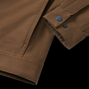 Pakistan Manufacture Men's <b>Canvas</b> <b>Jacket</b> Customized Color Customized Size Front Windproof Eco-Friendly Long Sleeve Winter Warm - Product Image 4