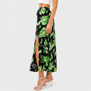 100% Cotton High Quality Women Long Hawaiian <b>Skirts</b> Autumn Natural New Style Hawaiian Wear Custom Manufactured Tropical <b>Skirt</b> - Product Image 3
