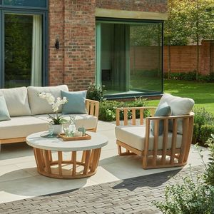 <b>Outdoor</b> <b>Sofa</b> Set for Garden Patio Solid Teak Furniture Indonesia Supplier - Product Image 4