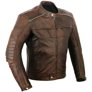 High Quality XL Winter Leather Sportswear Breathable Quick Dry Motocross Motorcycle & Auto <b>Racing</b> <b>Jacket</b> Customizable Wholesale - Product Image 2
