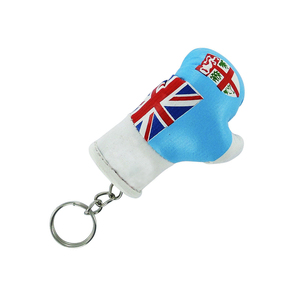 Llavero de guantes de boxeo, llavero personalizado de guantes de boxeo, llavero de boxeo de cuero PU, guantes de boxeo con logo personalizado - Product Image 2