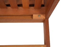 Chaise longue d'angle en bois moderne, confortable et durable avec coussins pour l'extérieur et l'hôtel Fournisseur du Vietnam - Product Image 5