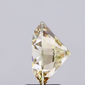 Diamant rond jaune de 7 carats, coupe brillante, couleur fantaisie rare, diamant brut pour une œuvre maîtresse de haute joaillerie sur mesure - Product Image 2