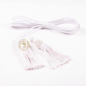 Cincture religieuse en gros avec nœuds ronds et franges, en soie décorative et matériau de bouillon - Product Image 6