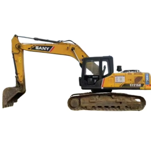รถขุดตีนตะขาบ SANY SY215C มือสอง รถขุดตีนตะขาบสำหรับขาย ผลิตในจีน เครื่องจักรก่อสร้าง รถขุดไฮดรอลิก - Product Image 1