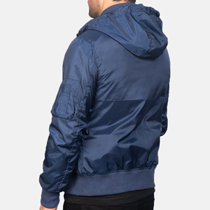Chaqueta Bomber Acolchada Unisex con Capucha, Ligera, de Poliéster/Algodón, Impermeable, Resistente al Viento, Transpirable, Estilo Urbano, para Invierno - Product Image 2