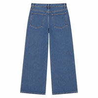 Jean en denim MetroFlex vintage délavé coupe large pour homme, en coton premium écologique, style streetwear décontracté, idéal automne-hiver