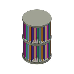 Présentoir rotatif à 2 niveaux pour carreaux italiens, facile à assembler, pour bureau et usage intérieur, également support pour vêtements - Product Image 5