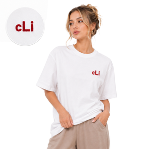 Blusa Elegante Personalizada para Mujer, Bordada en Chenilla, Corte Holgado, Hombros Caídos, Manga Corta, para Todas las Temporadas - Product Image 1