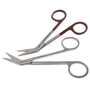 กรรไกรตัดเยื่อแก้วตาแบบโค้งขนาด 4.5 นิ้ว คุณภาพสูง ชุดเครื่องมือผ่าตัดจุลศัลยกรรมตา เครื่องมือผ่าตัดแบบกำหนดเอง ผู้จัดจำหน่ายที่ได้รับการรับรองมาตรฐาน CE ISO - Product Image 5