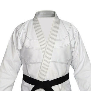 Uniforme de Jiu Jitsu Brasileño OEM, Ligero, de Poliéster/Algodón, Transpirable, Duradero, con Logotipo Frontal Personalizado, Kimono de Artes Marciales BJJ - Product Image 4